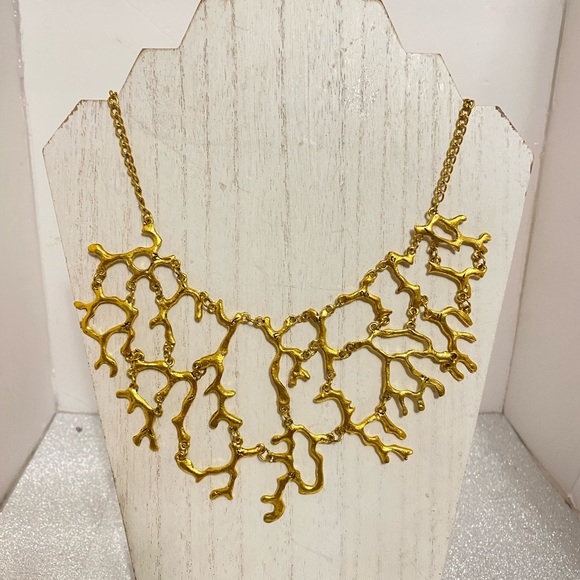 Jewelry - Gold Coral-Inspired Necklace